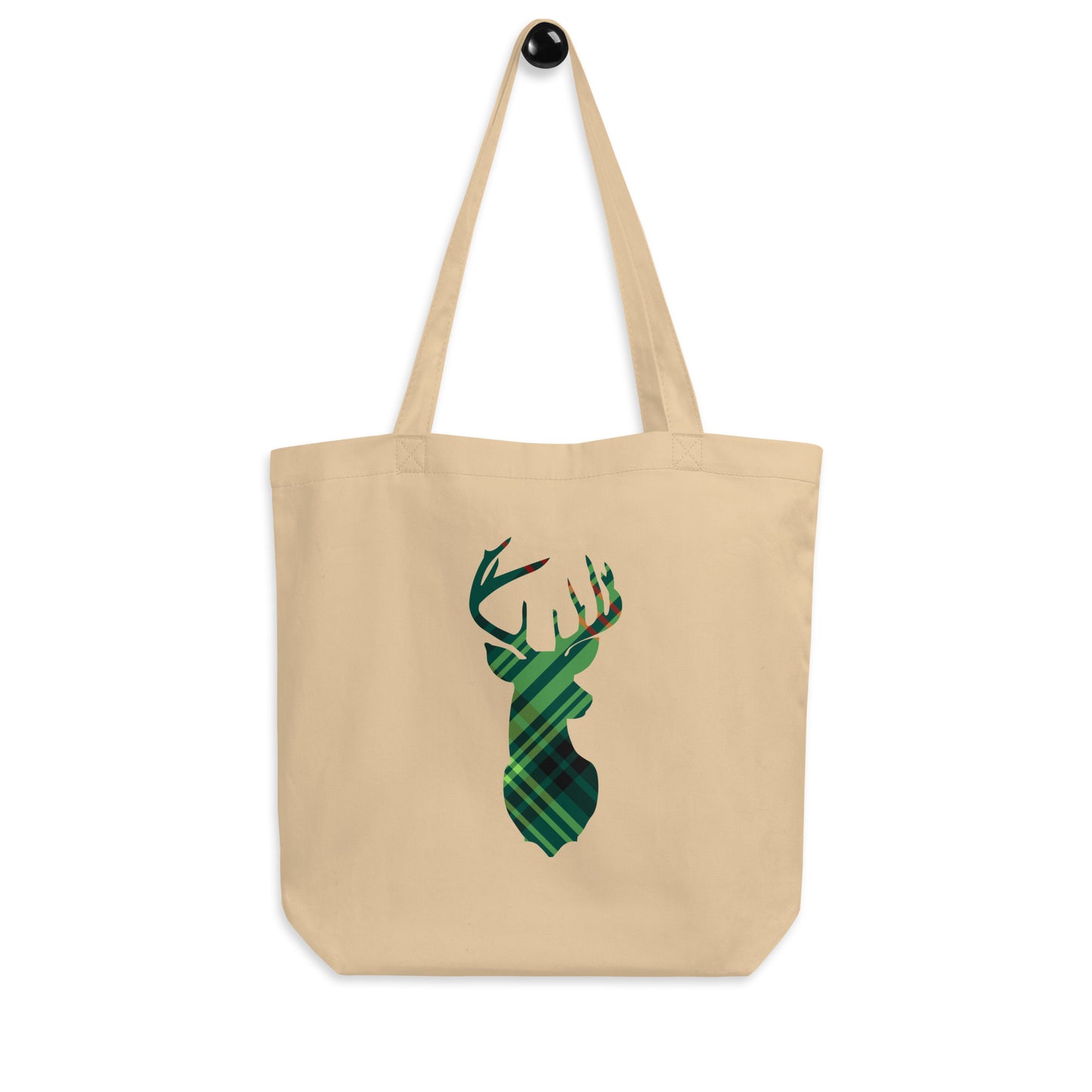 Holiday Green Buck - Medium Eco Tote Bag