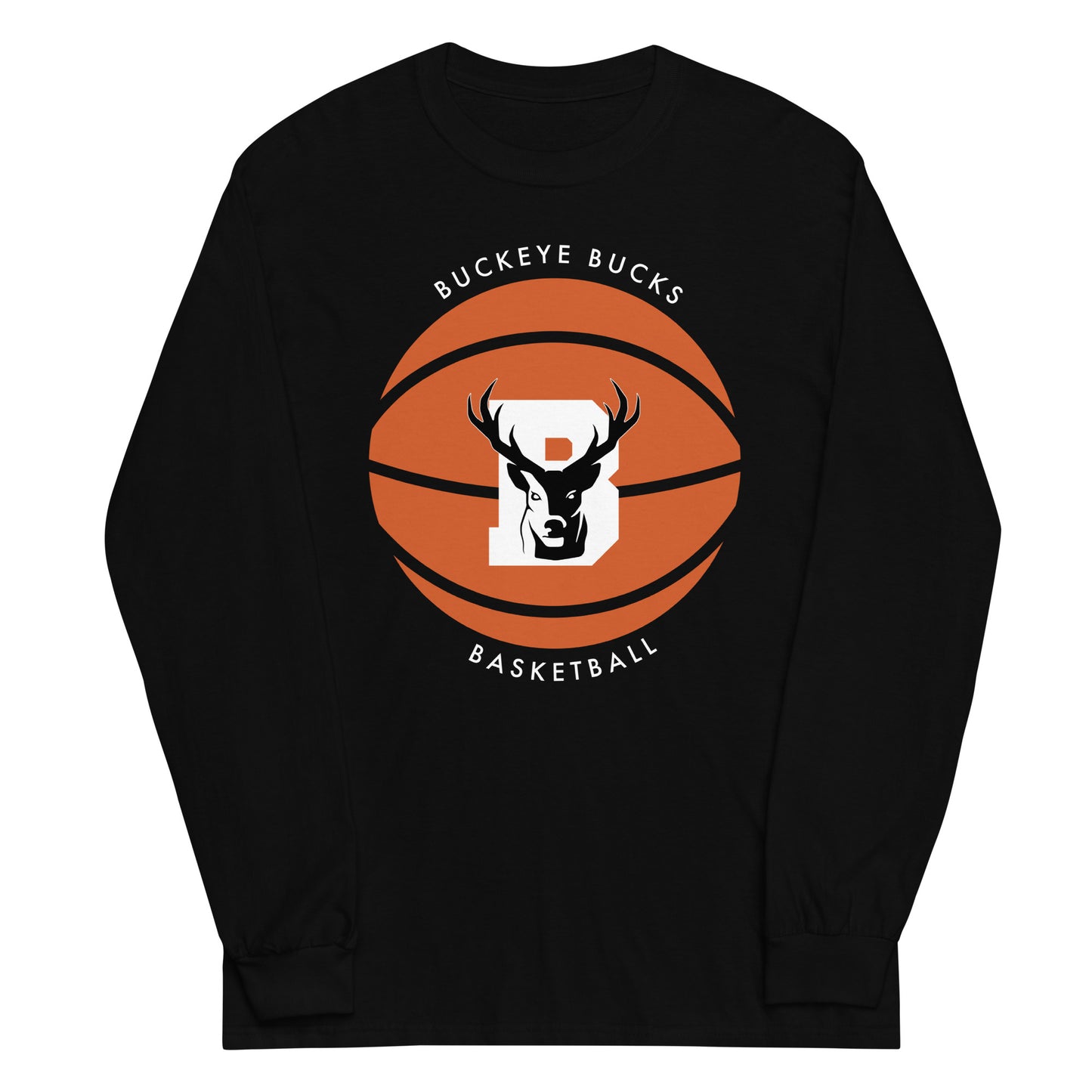 Buckeye Basketball - Adult Gildan Long Sleeve Tee