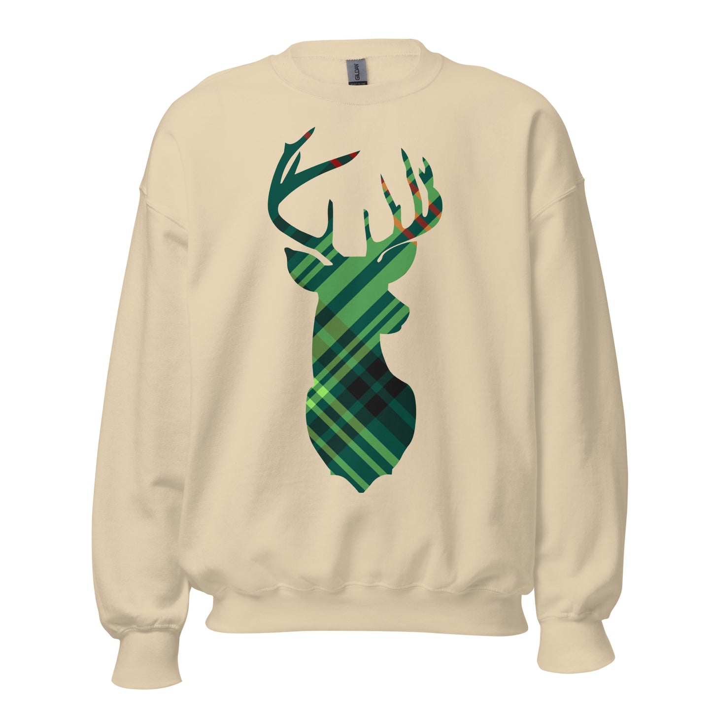 Holiday Green Buck - Crewneck