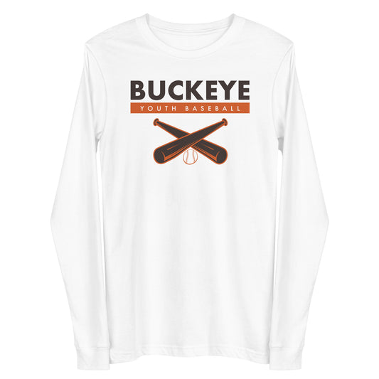 Buckeye Youth Baseball - Adult Long Sleeve Tee