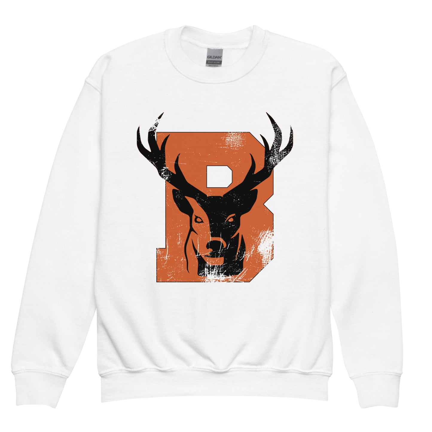 Buckeye Rebounders Distress B - Youth crewneck