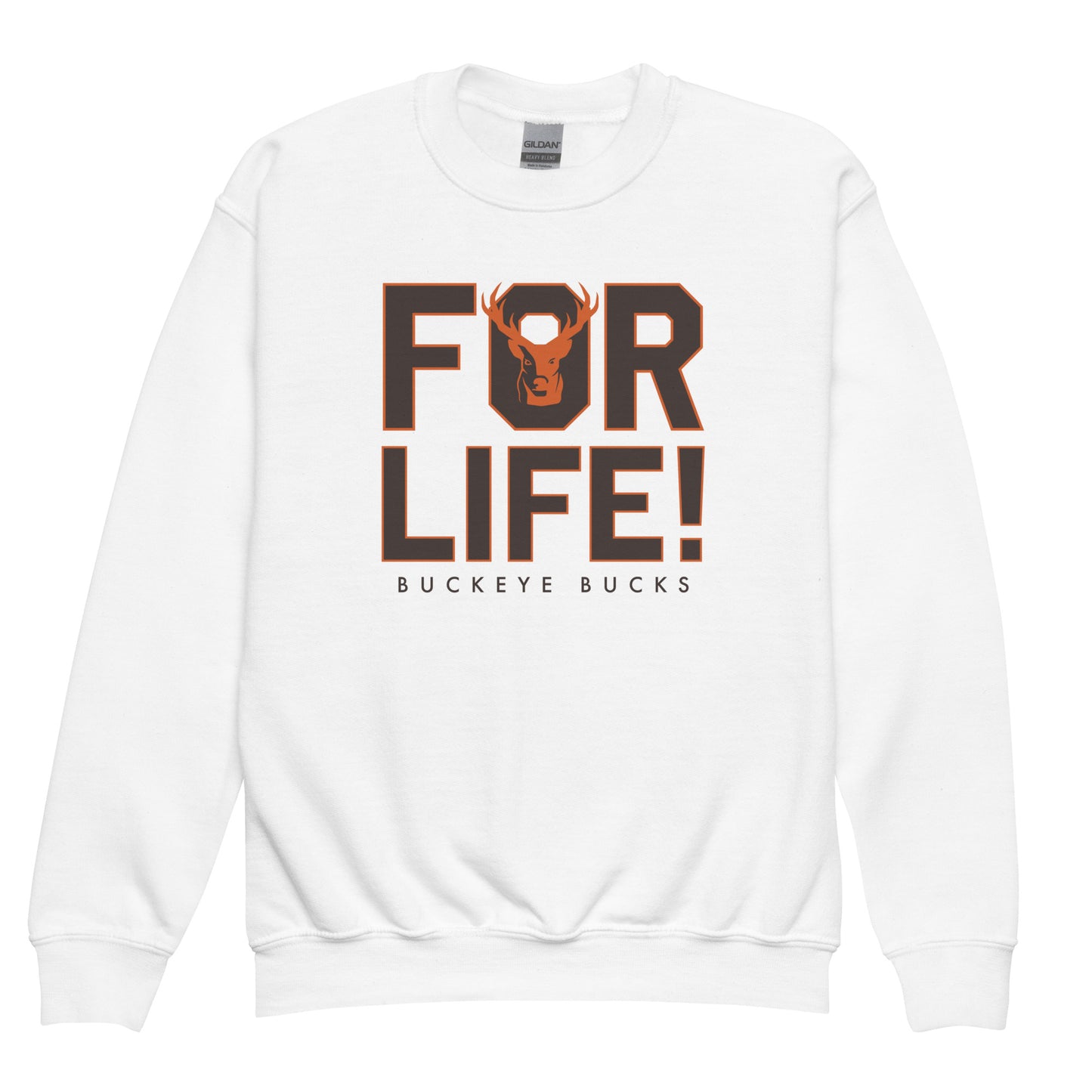 Buckeye For Life - Youth Crewneck