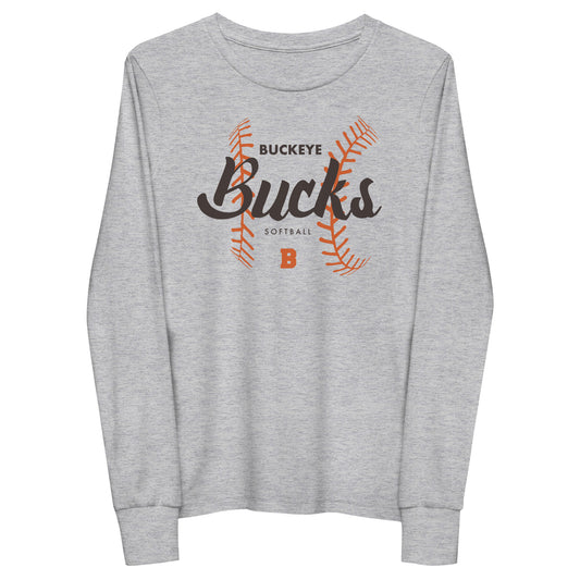 Bucks Softball - Youth long sleeve tee