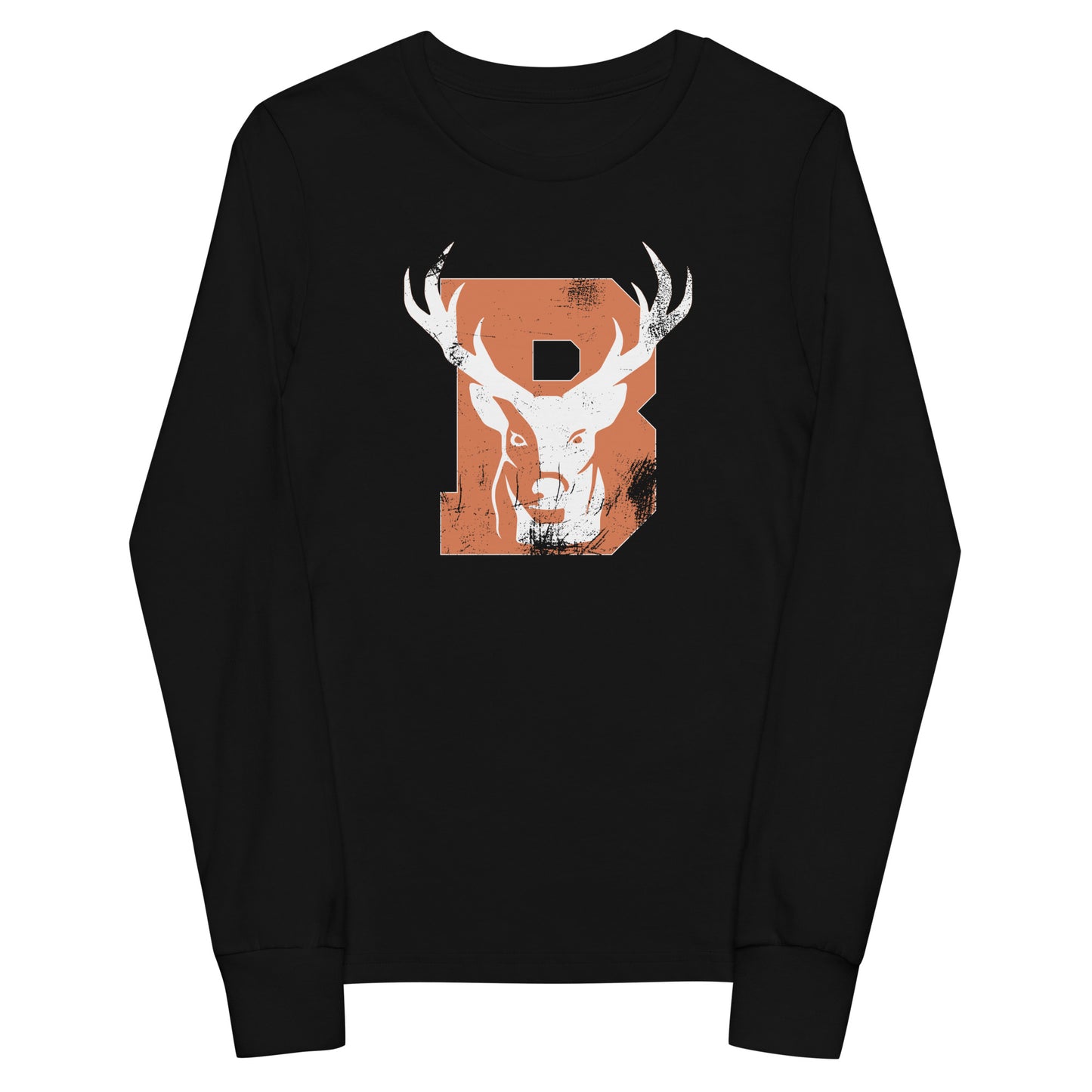 Buckeye Rebounders Distressed B - Youth long sleeve tee