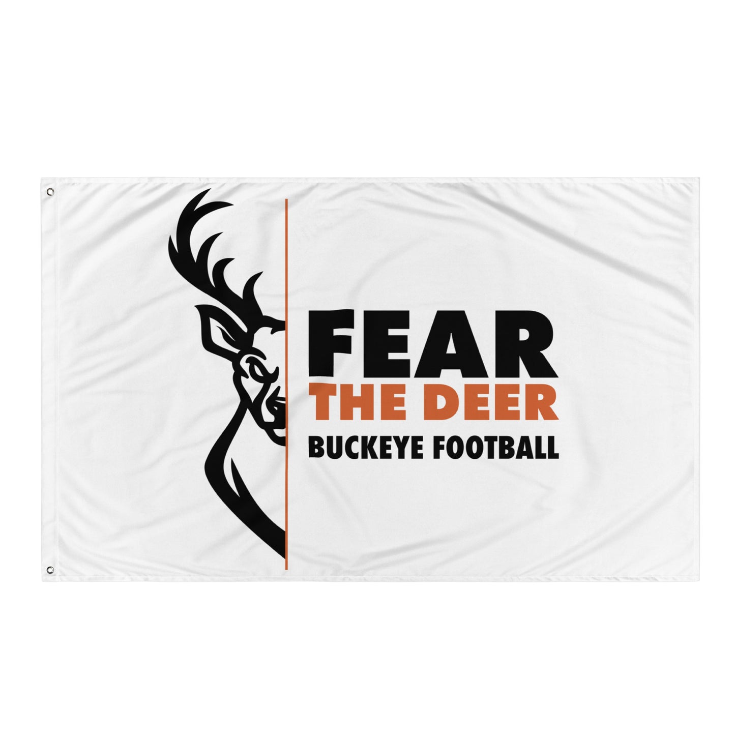 Buckeye Football "Fear the Deer" Flag