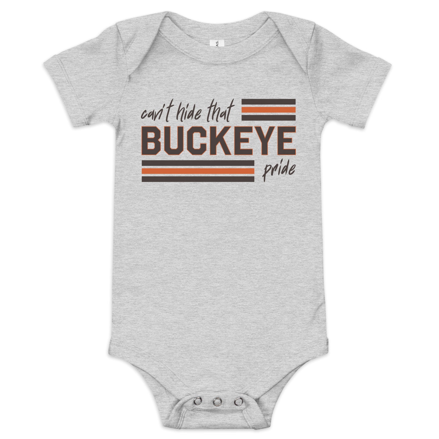 Buckeye Pride - Baby short sleeve one piece