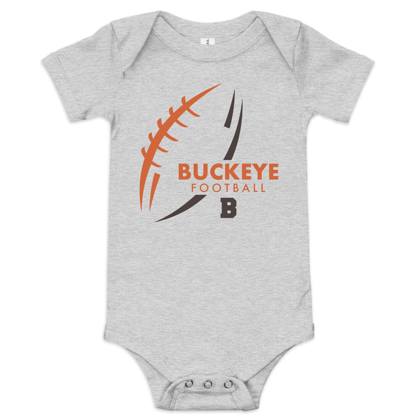 Buckeye Football - Baby short sleeve one piece