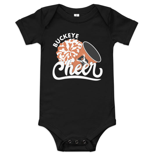 Buckeye Cheer - Baby short sleeve one piece