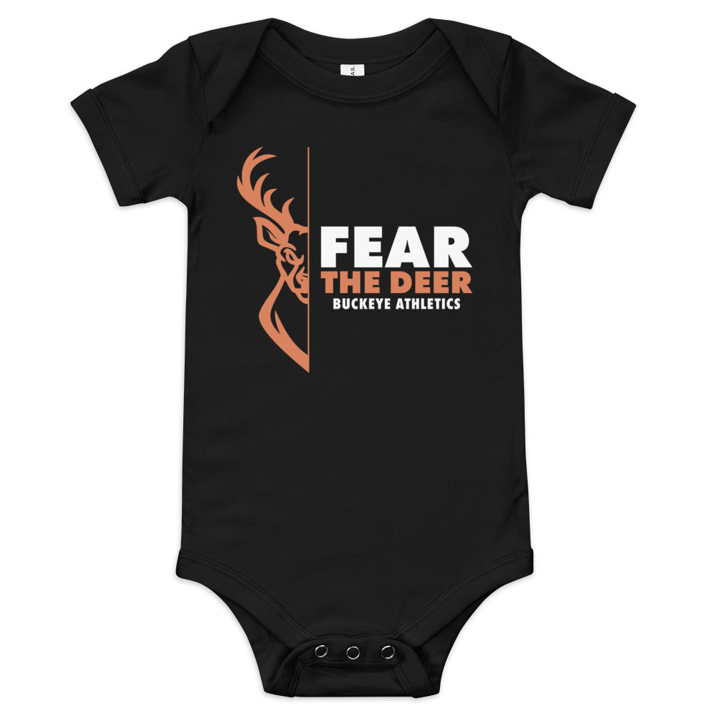 Fear The Deer - Baby short sleeve one piece