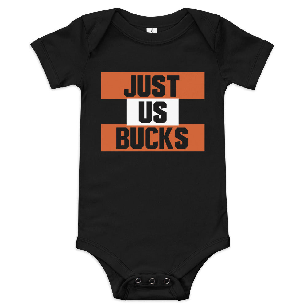 Just Us Bucks - Baby short sleeve one piece