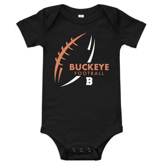 Buckeye Football - Baby short sleeve one piece