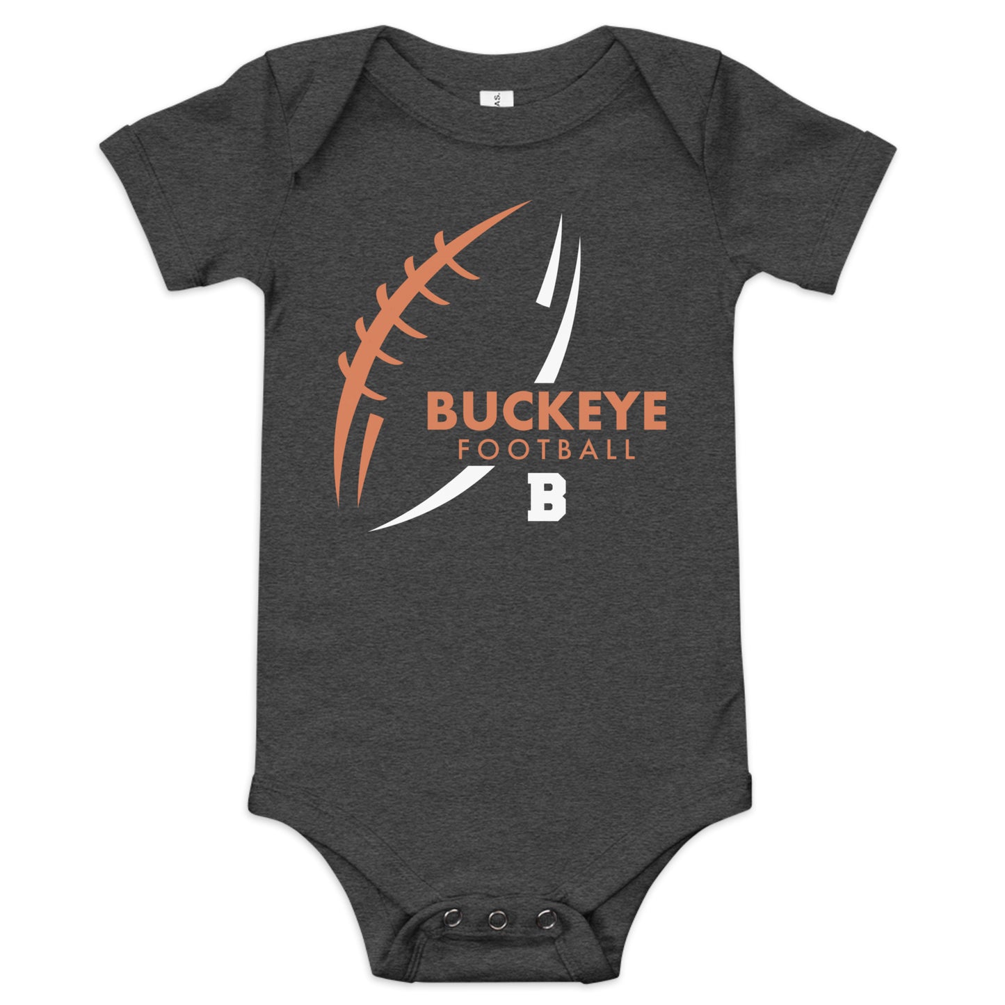 Buckeye Football - Baby short sleeve one piece