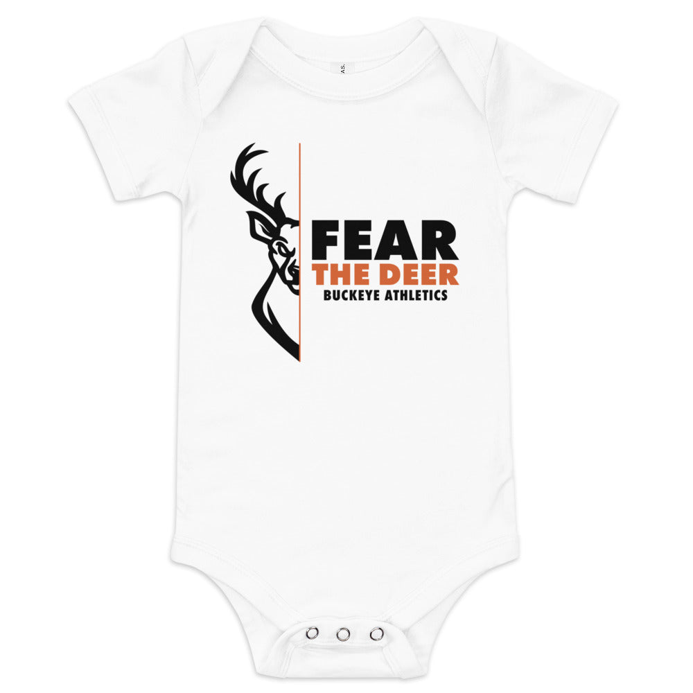 Fear The Deer - Baby short sleeve one piece