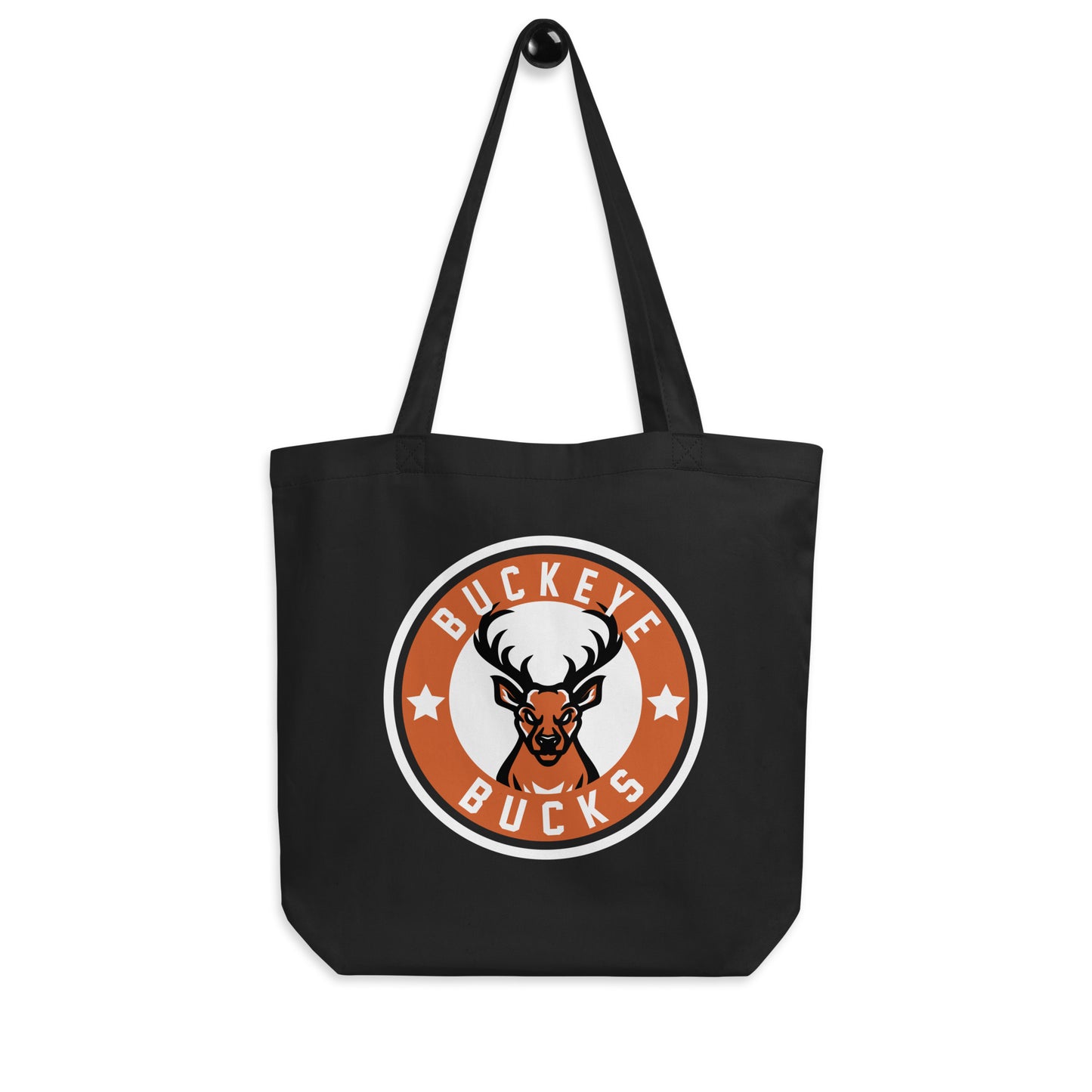 Buckeye Buck Circle - Medium Eco Tote Bag