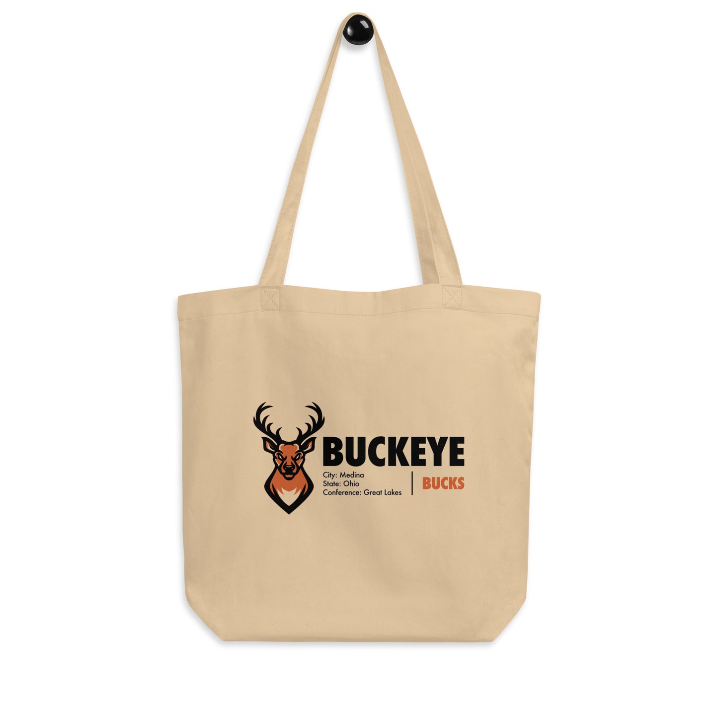 Buckeye - Medium Eco Tote Bag