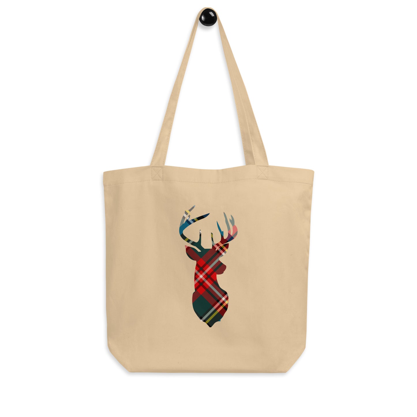 Holiday Red Buck - Medium Eco Tote Bag
