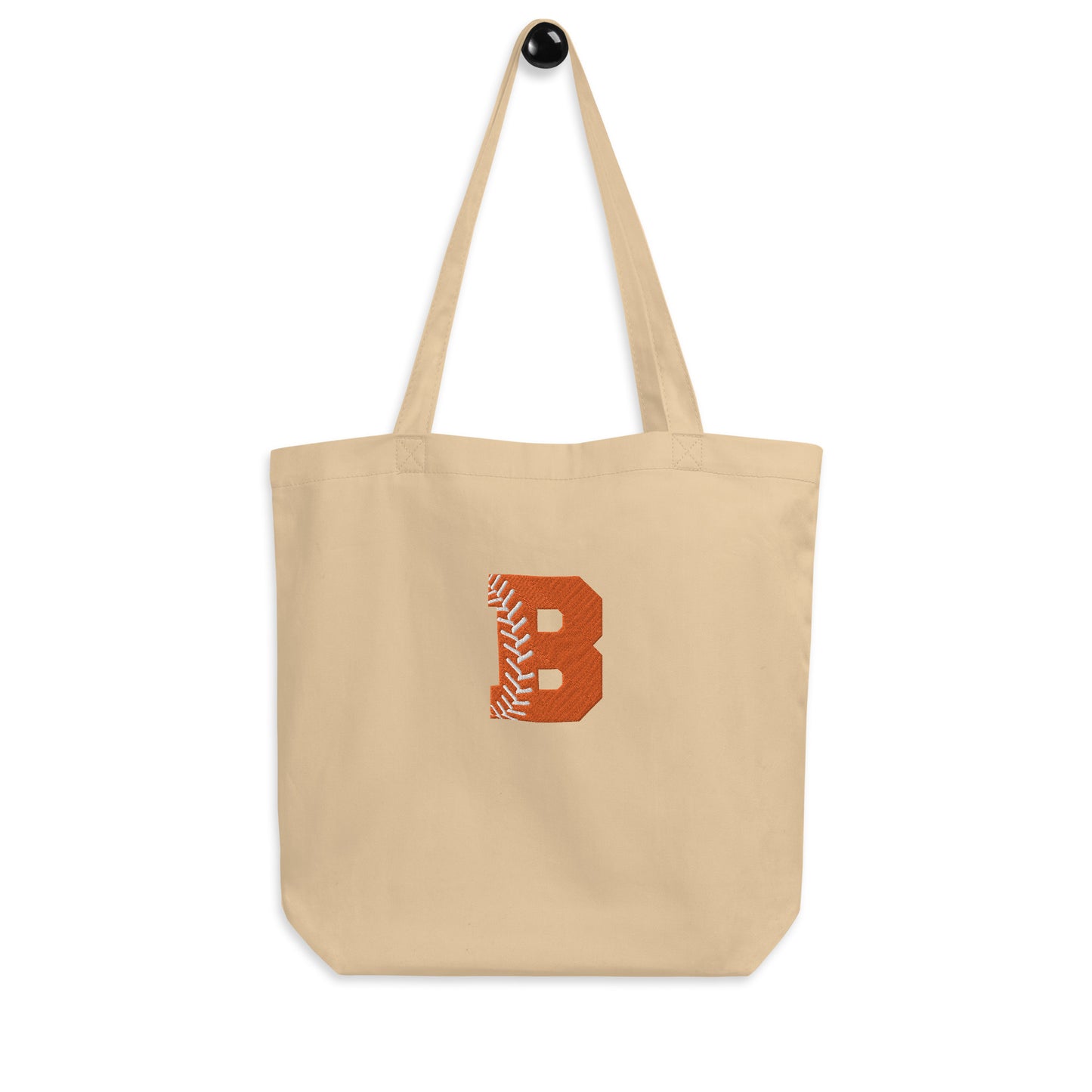 Buckeye Baseball/Softball B - Embroidered Medium Eco Tote Bag