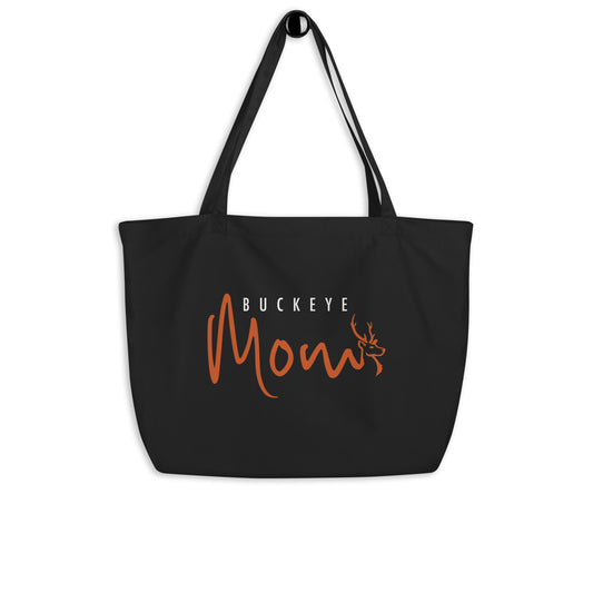 Buckeye Mom - Large organic tote bag