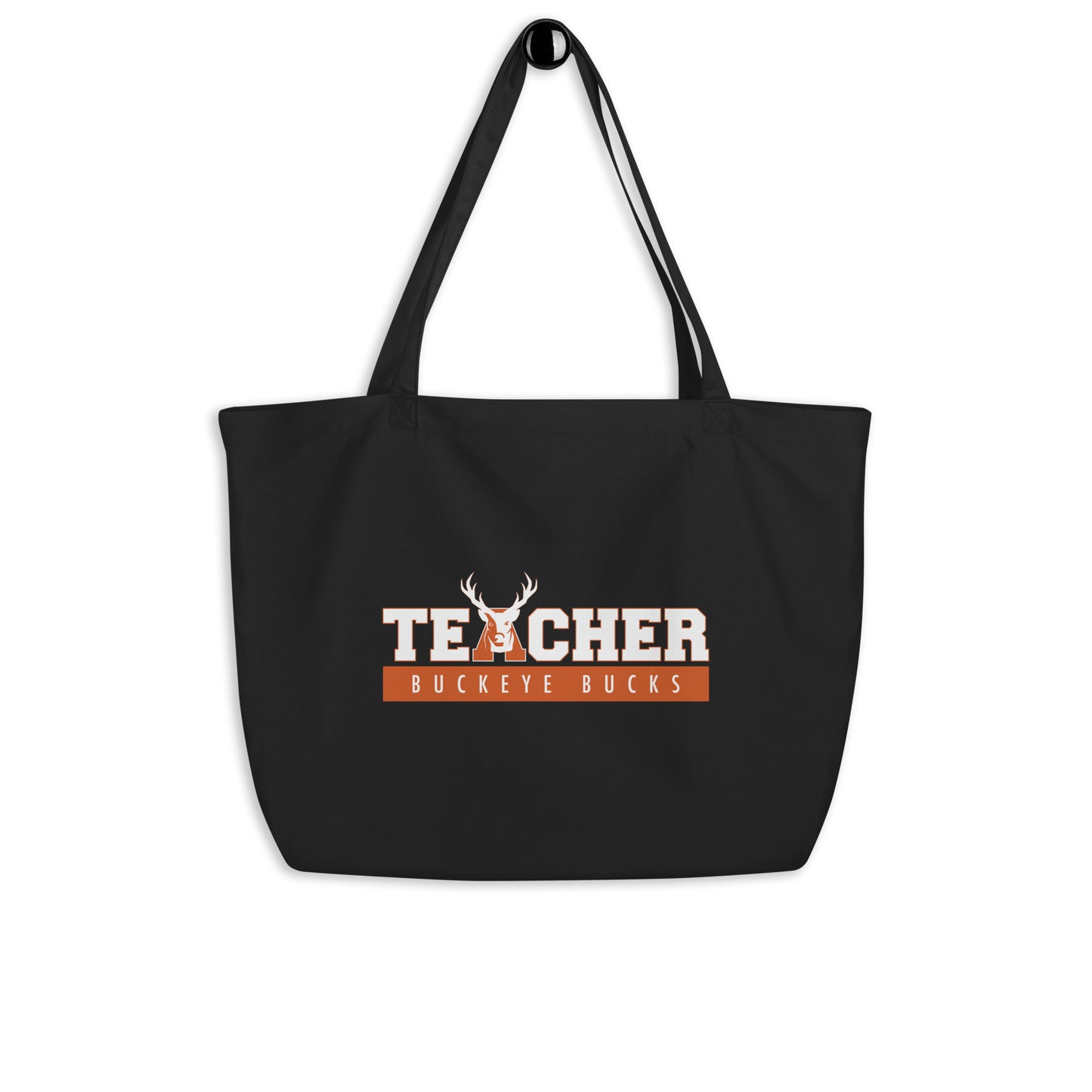 Buckeye Teacher - Large organic tote bag