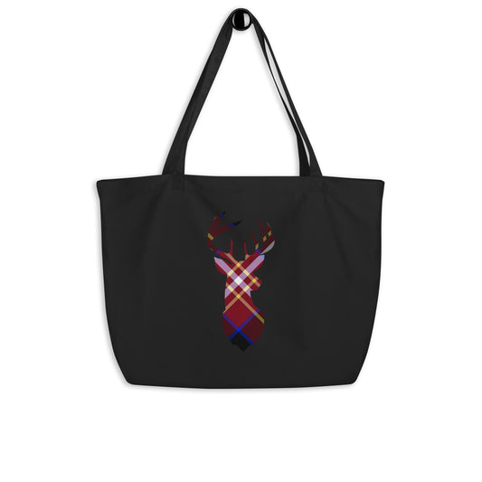 Holiday Cranberry - Large organic tote bag