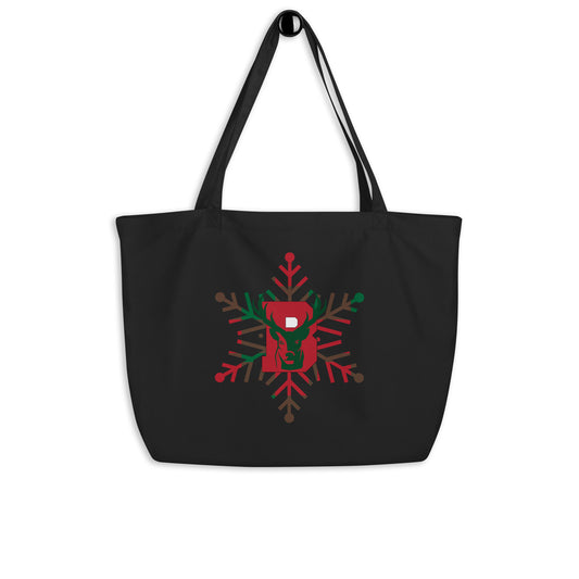 Snowflake - Large organic tote bag