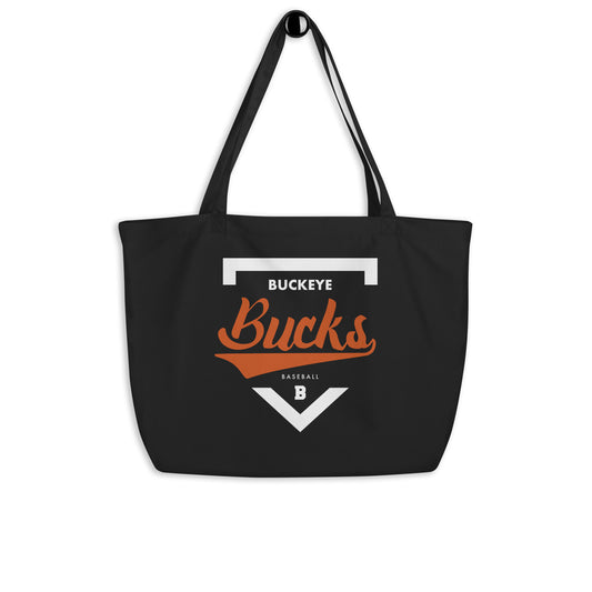 Buckeye Baseball - Large organic tote bag