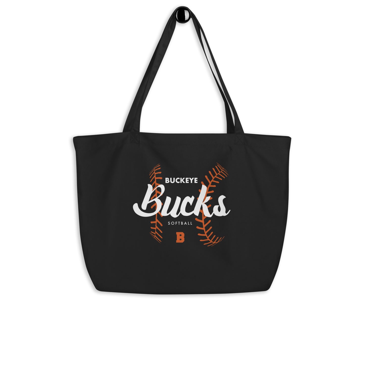 Buckeye Softball - Large organic tote bag