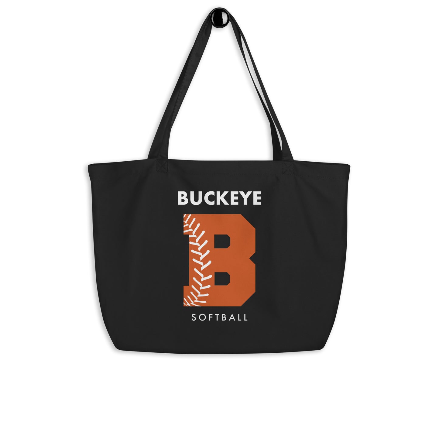 Buckeye Softball - Large organic tote bag