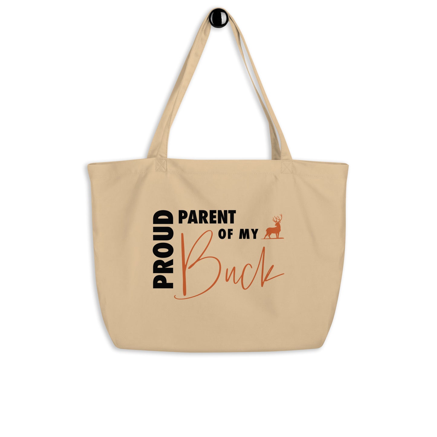 Buckeye Proud Parent - Large organic tote bag