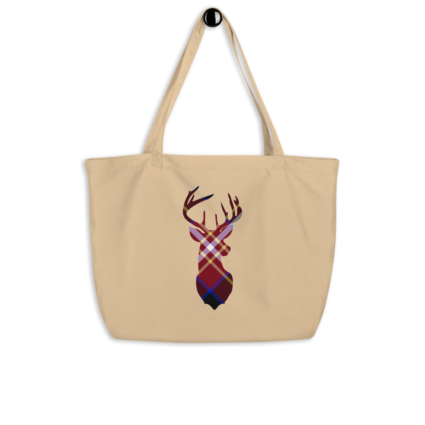 Holiday Cranberry - Large organic tote bag