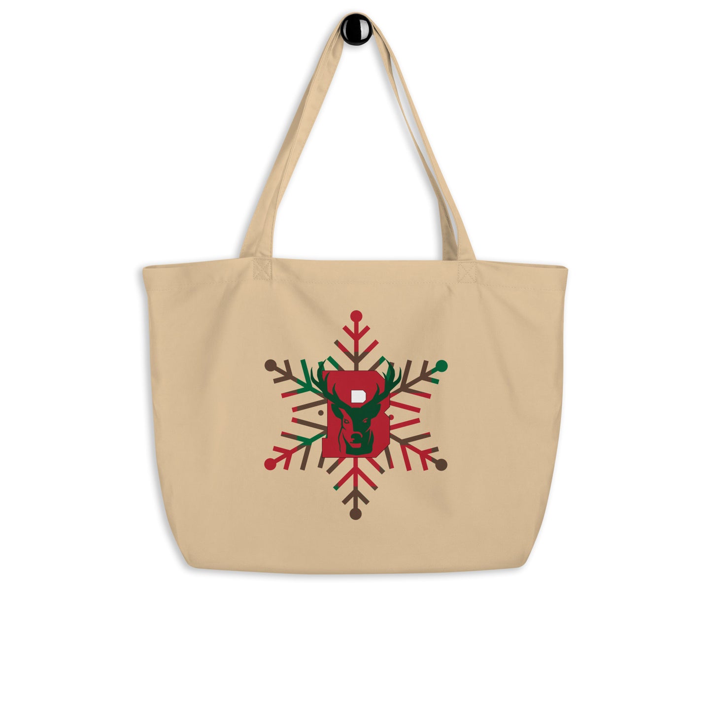 Snowflake - Large organic tote bag