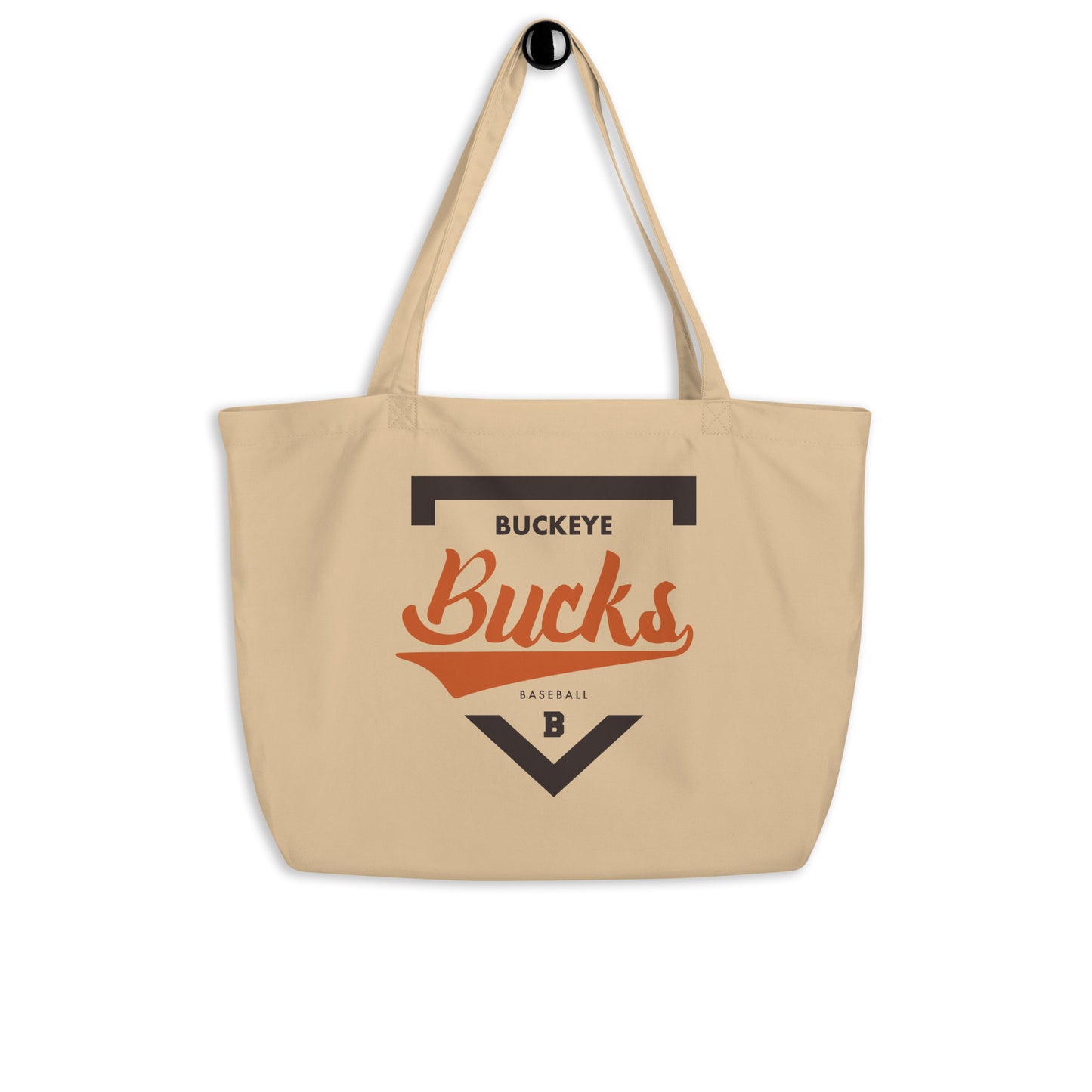 Buckeye Baseball - Large organic tote bag