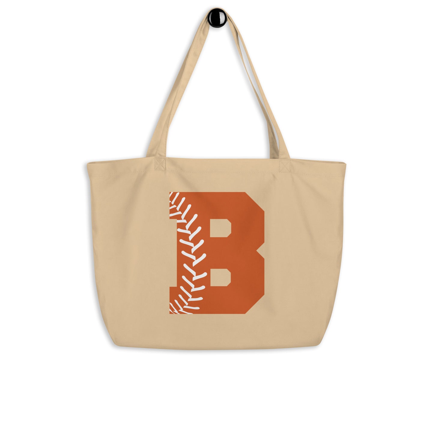 Buckeye Baseball/Softball B - Large organic tote bag