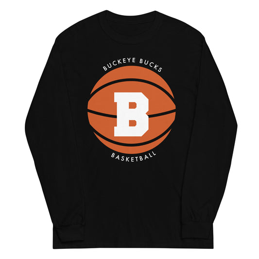 Buckeye Basketball - Adult Gildan Long Sleeve Tee