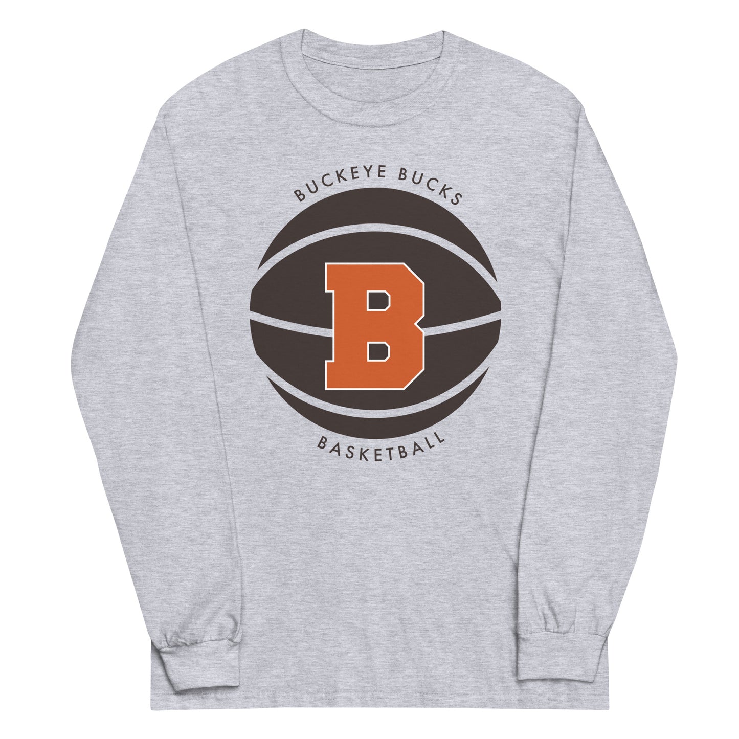 Buckeye Basketball - Adult Gildan Long Sleeve Tee
