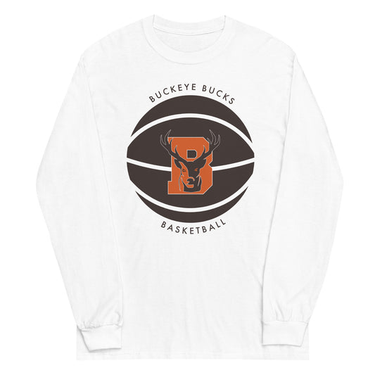 Buckeye Basketball - Adult Gildan  Long Sleeve Tee