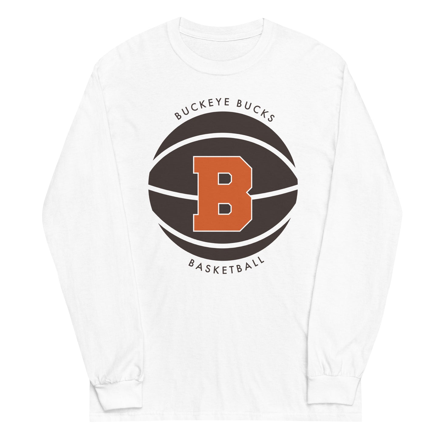 Buckeye Basketball - Adult Gildan Long Sleeve Tee