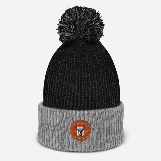 Buckeye Basketball - Pom-Pom Beanie