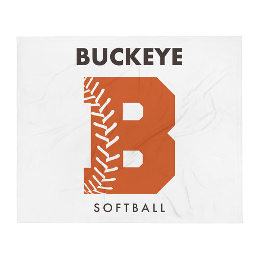 Buckeye Softball - Throw Blanket