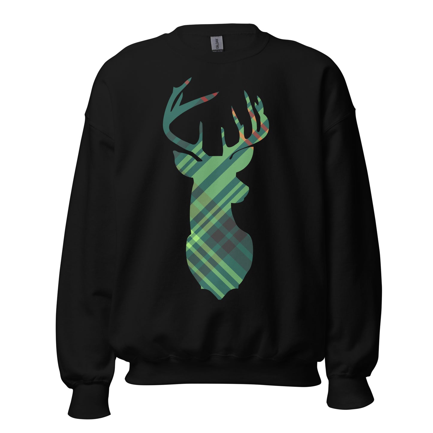 Holiday Green Buck - Crewneck