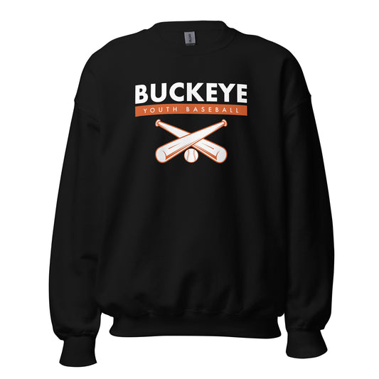 Buckeye Youth Baseball - Adult Crewneck