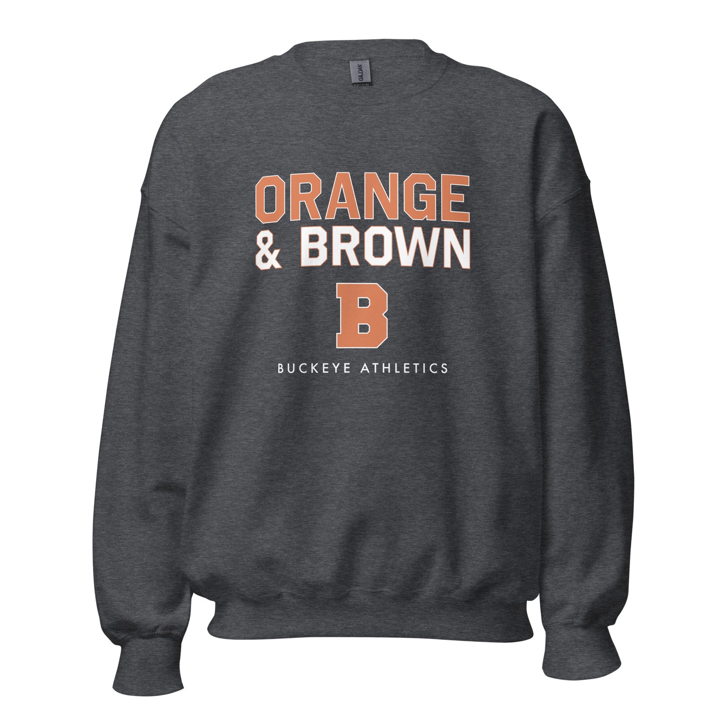 Orange & Brown - Crewneck