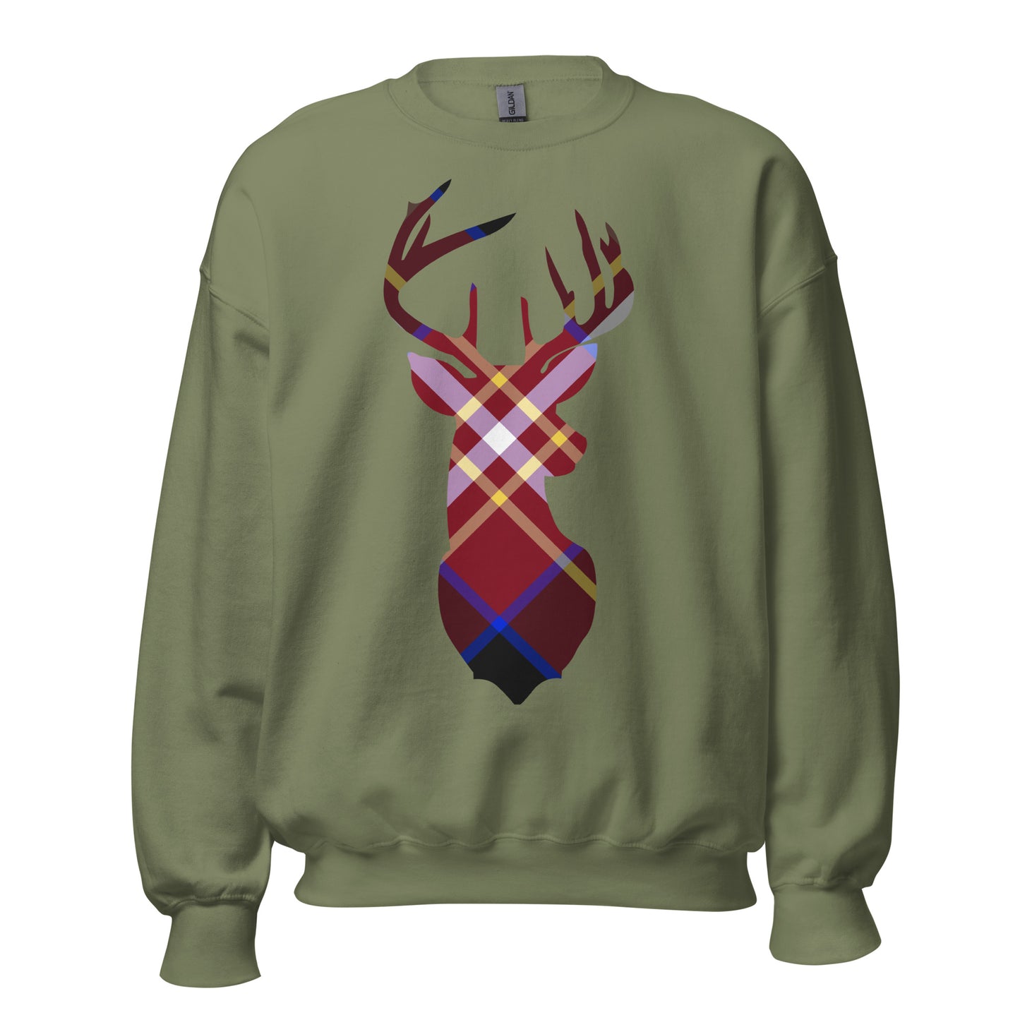 Holiday Cranberry Buck- Crewneck