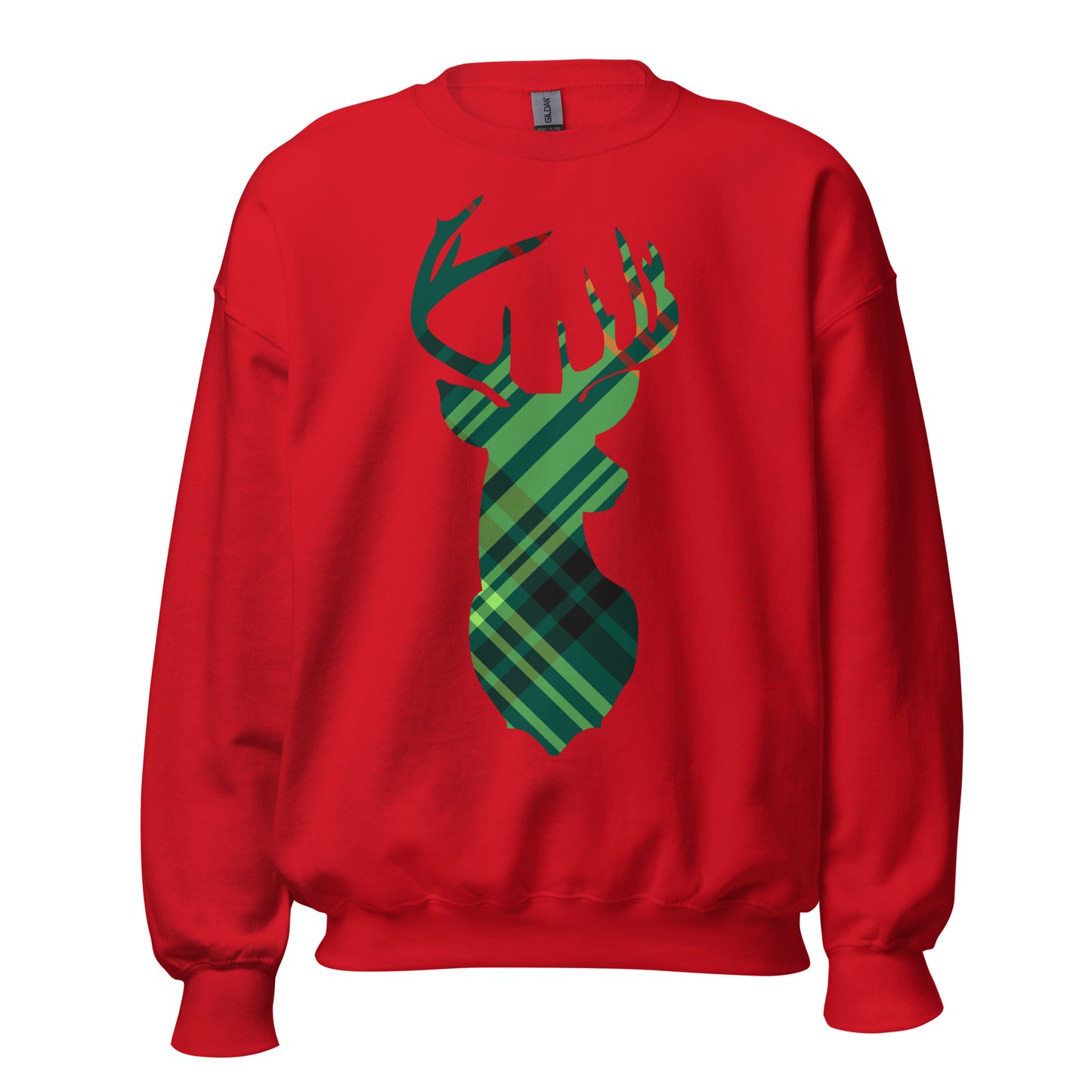 Holiday Green Buck - Crewneck