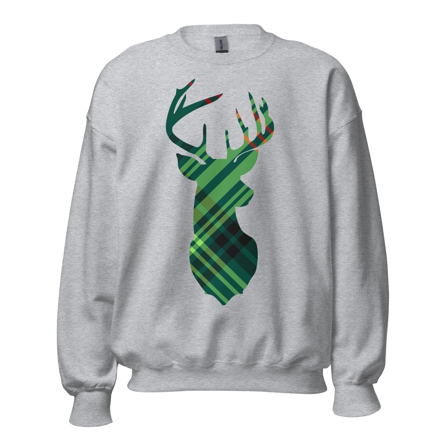 Holiday Green Buck - Crewneck