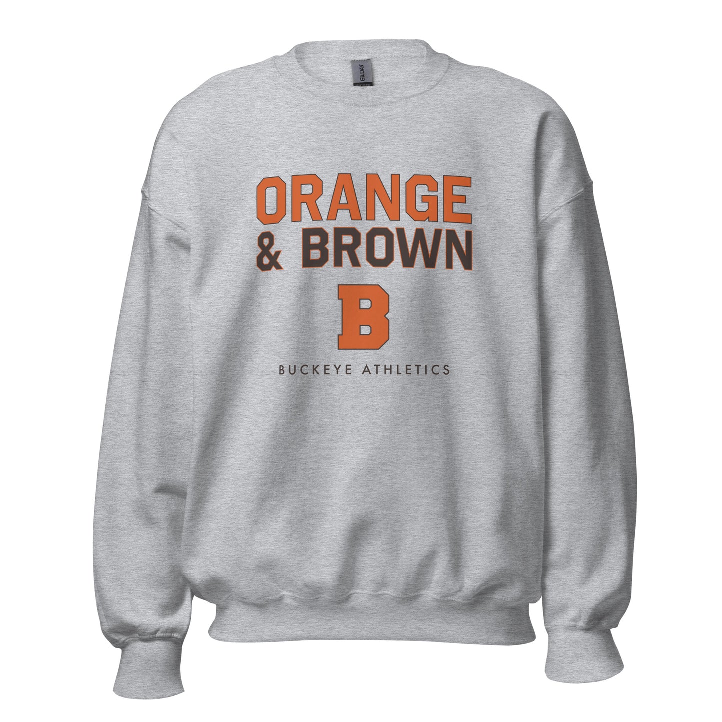 Orange & Brown - Crewneck