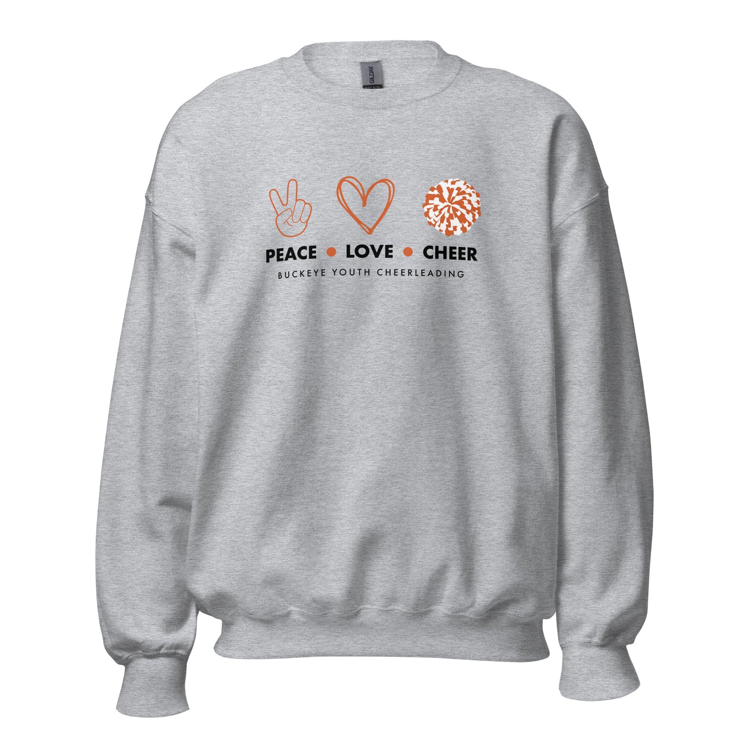 Buckeye Youth Cheerleading - Adult Crewneck