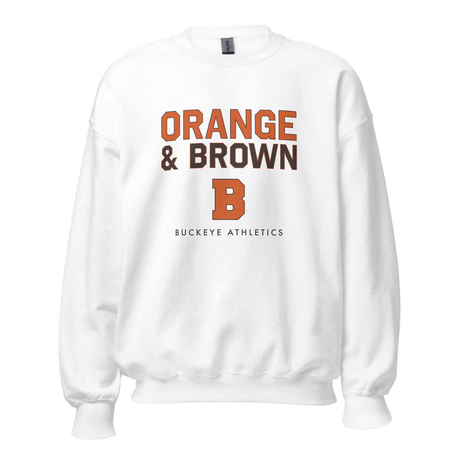 Orange & Brown - Crewneck