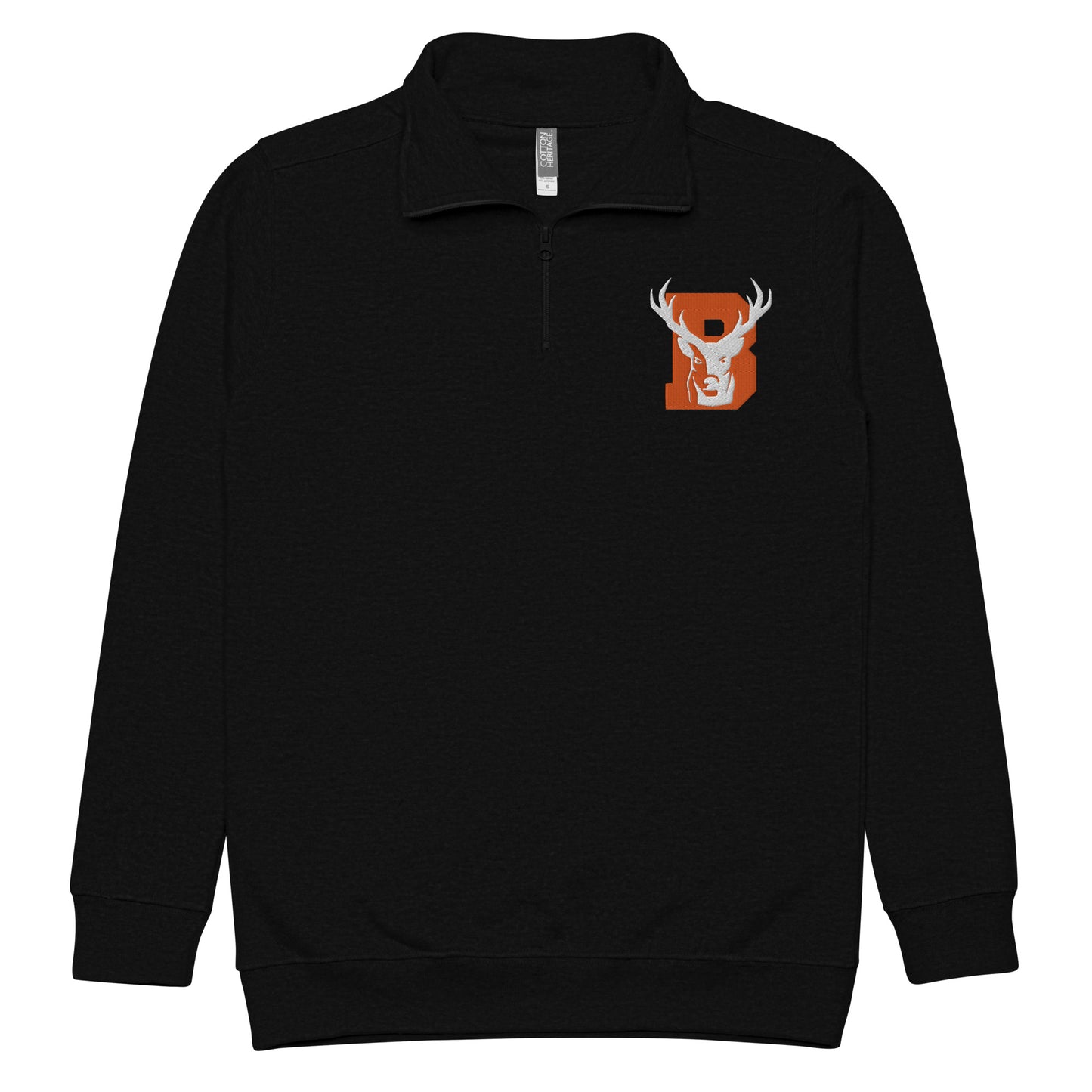 Buckeye Buck - Embroidered Quarter Zip Pullover