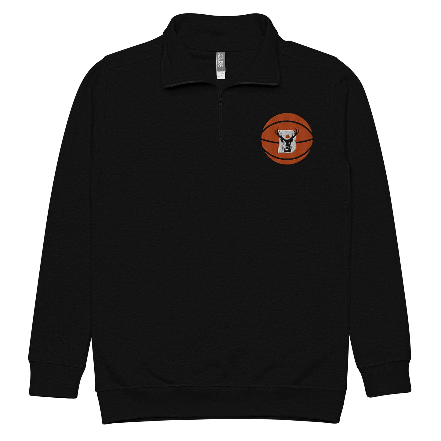 Buckeye Basketball - Embroidered Quarter Zip Pullover